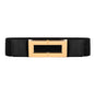 Women's Simple Temperament Elastic Wide Belt Metal Square Buckle Belt Suit Jacket Dress Multi-colored Casual Belt