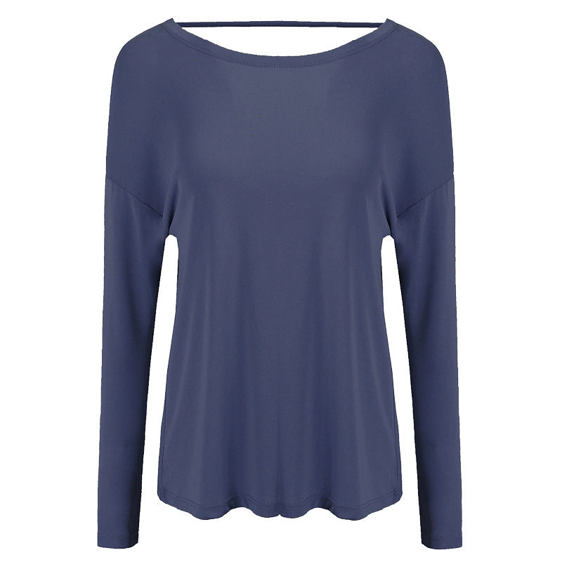 Yoga Wear Long Sleeve Blouse Female Spring