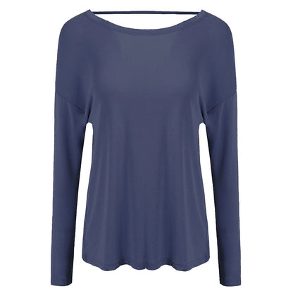 Yoga Wear Long Sleeve Blouse Female Spring