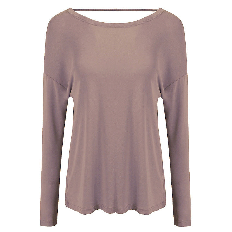 Yoga Wear Long Sleeve Blouse Female Spring