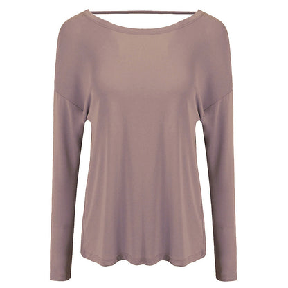 Yoga Wear Long Sleeve Blouse Female Spring