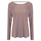 Yoga Wear Long Sleeve Blouse Female Spring