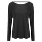Yoga Wear Long Sleeve Blouse Female Spring